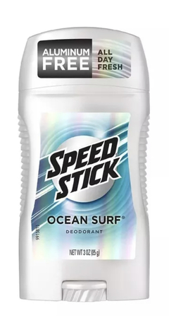 Speed Stick Masculino Desodorante, Ocean Surf 85g Aluminum Free Fresh