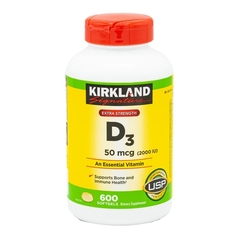 Vitamina D3 2000 Ui - 600 Cápsulas Kirkland