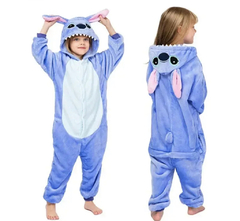 Pijama Fleece Stitch - Tamanho 7 - 8 anos
