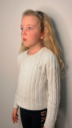 Sweater Cardigan Ralph Lauren - Chic Cream - RL7206- Tamanho 2 anos