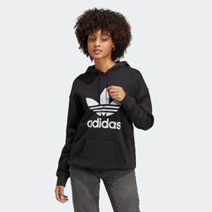 Molem Capuz Adidas Adicolor Trefoil Preto - Tamanho P