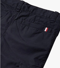 Bermuda Sarja Azul Marinho Tommy Hilfiger - TH079 - Tamanho 3 anos - comprar online