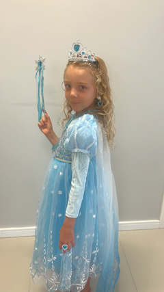 Fantasia Infantil Frozen Premium - Tamanho 3 - 4 anos - Mimos de Orlando