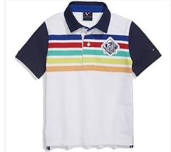 Camiseta Polo Tommy Hilfiger Multicolor- TH705 - Tamanho 2 - 3 anos