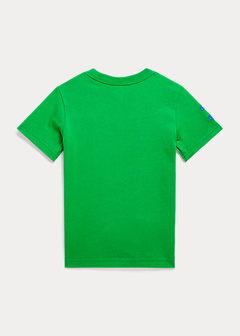 Camiseta Ralph Lauren Cotton Big Pony Classic Green - Menino - RL9552 - Tamanho 4 anos - comprar online