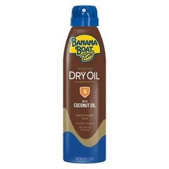 Bronzeador Banana Boat Dry Oil Fps 8 com Óleo de Coco