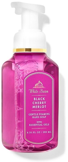 Sabonete em Espuma Bath & Body Works - Black Cherry Merlot