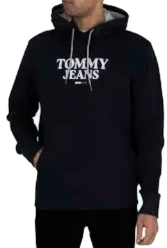 Moletom Fleece Tommy Jeans Masculino Preto - TH034 - Tamanho GG