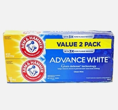 Kit 2 Cremes Dentais Arm & Hammer, Advance White - Importada dos EUA