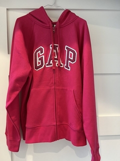 Moletom Gap Zíper Feminino Claret Pink -GAP890 - Tamanho G na internet