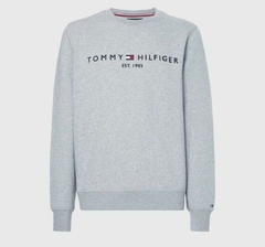 Moletom Tommy Hilfiger Cinza - TH3862 - Tamanho 8 - 10 anos