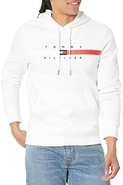 Moletom Fleece Tommy Masculino Branco - TH766 - Tamanho G