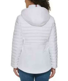 Jaqueta Puffer Tommy Hilfiger com Capuz - TH090 - Tamanho G - Mimos de Orlando