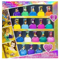 Kit Esmaltes infantil Disney Princesas- 18 esmaltes