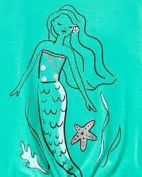 Pijama Carters 3 peças "Mermaid" - 3K472310 - Tamanho 8 anos na internet