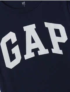 Camiseta Gap Azul Marinho - GAP200- Tamanho 12 anos - Mimos de Orlando