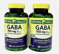 Spring Valley GABA 750mg - 100 cps - comprar online