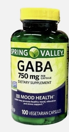 Spring Valley GABA 750mg - 100 cps