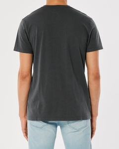 Camiseta Hollister Cinza- Masculina - H7762- Tamanho M na internet