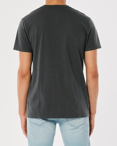 Camiseta Hollister Cinza- Masculina - H7762- Tamanho G na internet