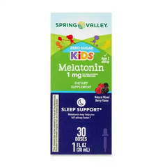 Melatonina Infantil Liquida Spring Valley 1mg - Berry Flavour