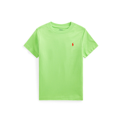 Camiseta Ralph Lauren Cotton Kiwi Lime - Menino - RL9123 - Tamanho 4 anos