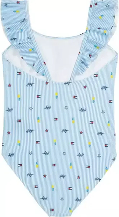 Maio Infantil Tommy Hilfiger Azure Blue Ithaca - TH8766 - Tamanho 5 anos - comprar online