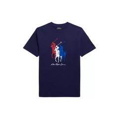 Camiseta Ralph Lauren Cotton Big Pony - Menino - RL9490 - Tamanho 8 anos