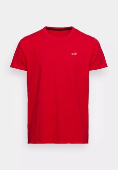 Camiseta Hollister Vermelha - Masculina - Tamanho G