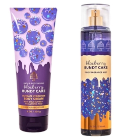 Kit Splash + Hidratante Corporal Bath and Body Works - Blueberry Bundt Cake