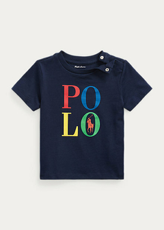 Camiseta Ralph Lauren Cotton Polo - Menino - RL6328 - Tamanho 24 meses