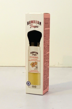 Protetor Solar Translúcido com Pincel - Pó Mineral Hawaiian Tropic - SPF 30 - 4,25 gramas