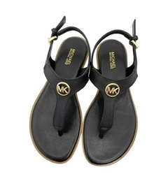 Sandalia Michael Kors Jilly Logo Black - Tamanho 6 Usa / Brasil 35