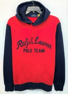 Moletom Polo By Ralph Lauren Sport Logo Colorblock - RL9458- Tamanho 14 - 16 anos