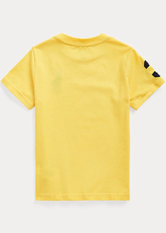 Camiseta Ralph Lauren Cotton Big Pony Amarela - Menino - RL9706- Tamanho 3 anos - comprar online
