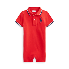 Romper Ralph Lauren Vermelho - RL1814 - Tamanho 6 meses - comprar online