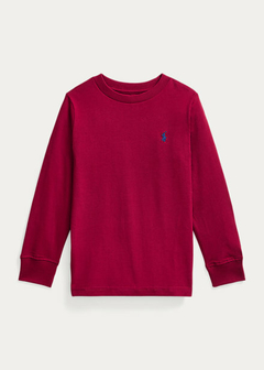 Camiseta Thermal Ralph Lauren Holiday Red - RL0316 - Tamanho 14 - 16 anos