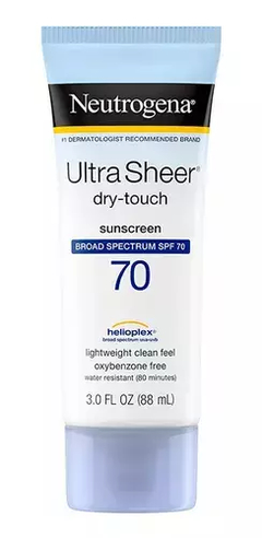 Protetor Solar Neutrogena Ultra Sheer Dry-touch 70spf 88ml