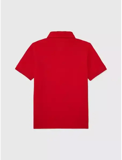 Camiseta Polo Tommy Hilfiger Vermelho - TH7811 - Tamanho 6 - 7 anos - comprar online