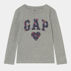 Camiseta Gap Menina Coração - GAP257 - Tamanho 8 anos