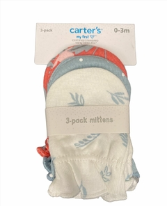 Luva Baby Carters 0-3 meses 3-pack