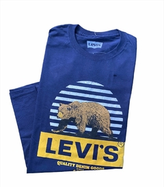 Camiseta Masculina Levis Azul marinho Tamanho P