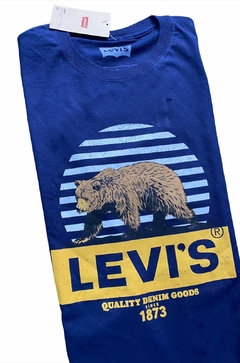 Camiseta Masculina Levis Azul marinho Tamanho P - comprar online