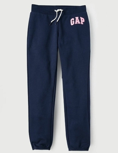 Calça Moletom Gap Azul Marinho - GAP0991 - Tamanho 10 anos