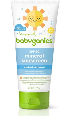 Babyganics Proteção Solar 50 Spf 177ml