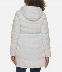 Jaqueta Tommy Hilfiger feminina puffer/ Capuz Removível - Tamanho P na internet