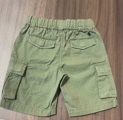 Bermuda Sarja Ralph Lauren Verde Militar - RL120 - Tamanho 3 anos - comprar online