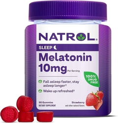 Melatonina Natrol 10MG 90 Gummy Morango