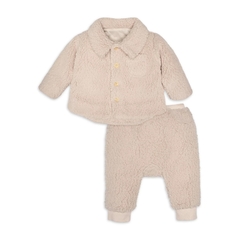 Conjunto de casaco micropelúcia e calça canelada para bebês Gerber - Tamanho 18 meses - comprar online