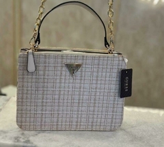 Bolsa Guess Tweed Creme na internet